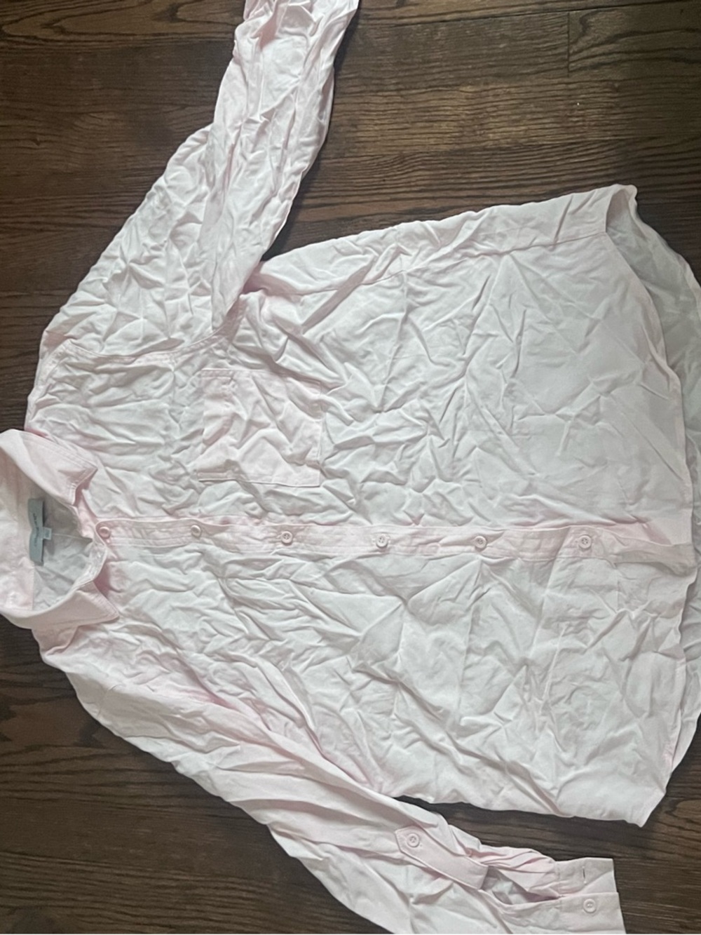 Light Pink Women's Button-Front Tank Top